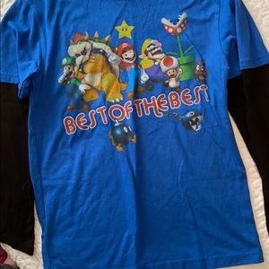 Long sleeve super Mario tee